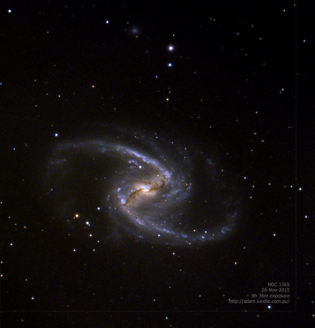 Barred Spiral Galaxy NGC 1365