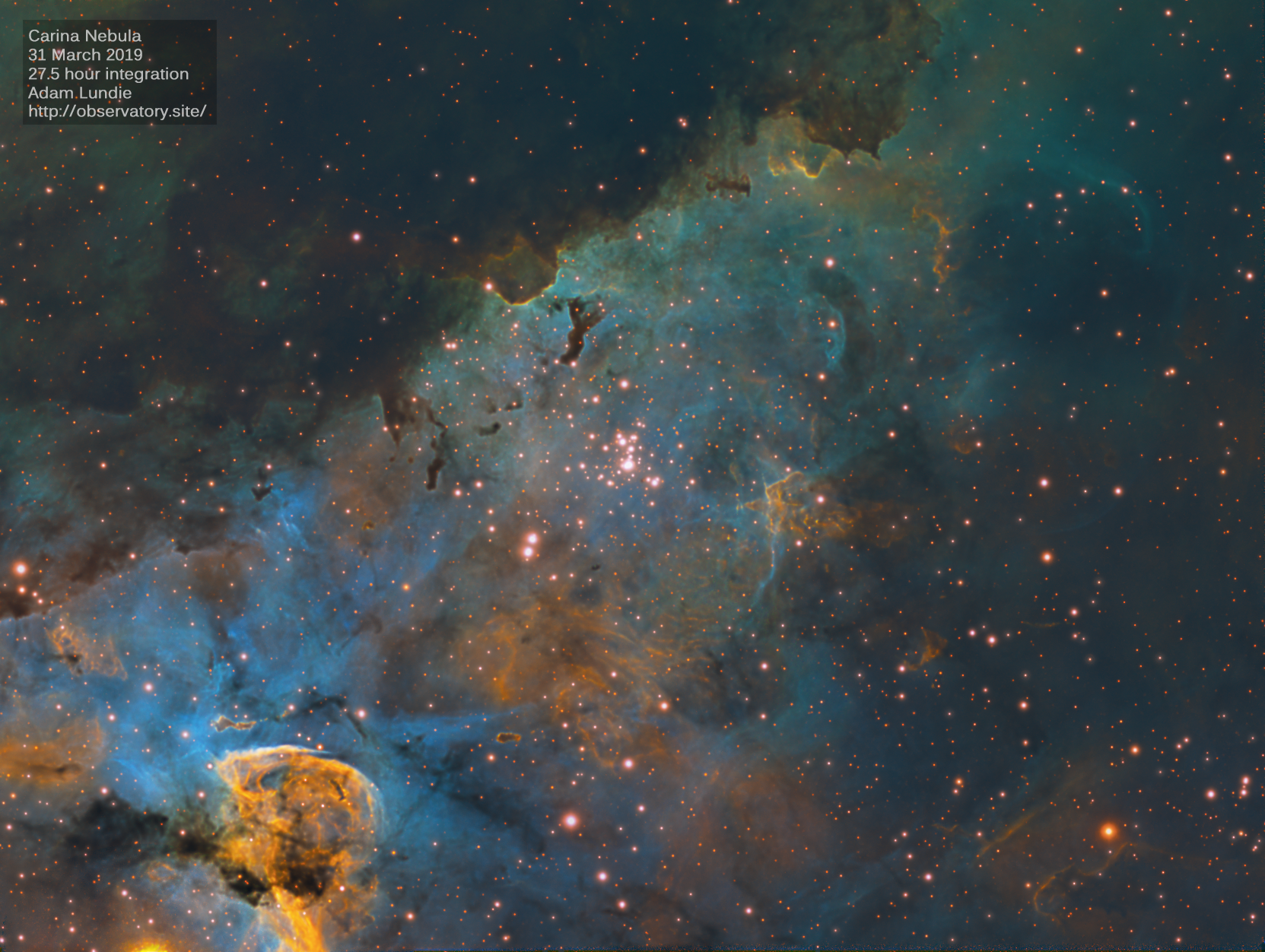 Carina Nebula Up Close