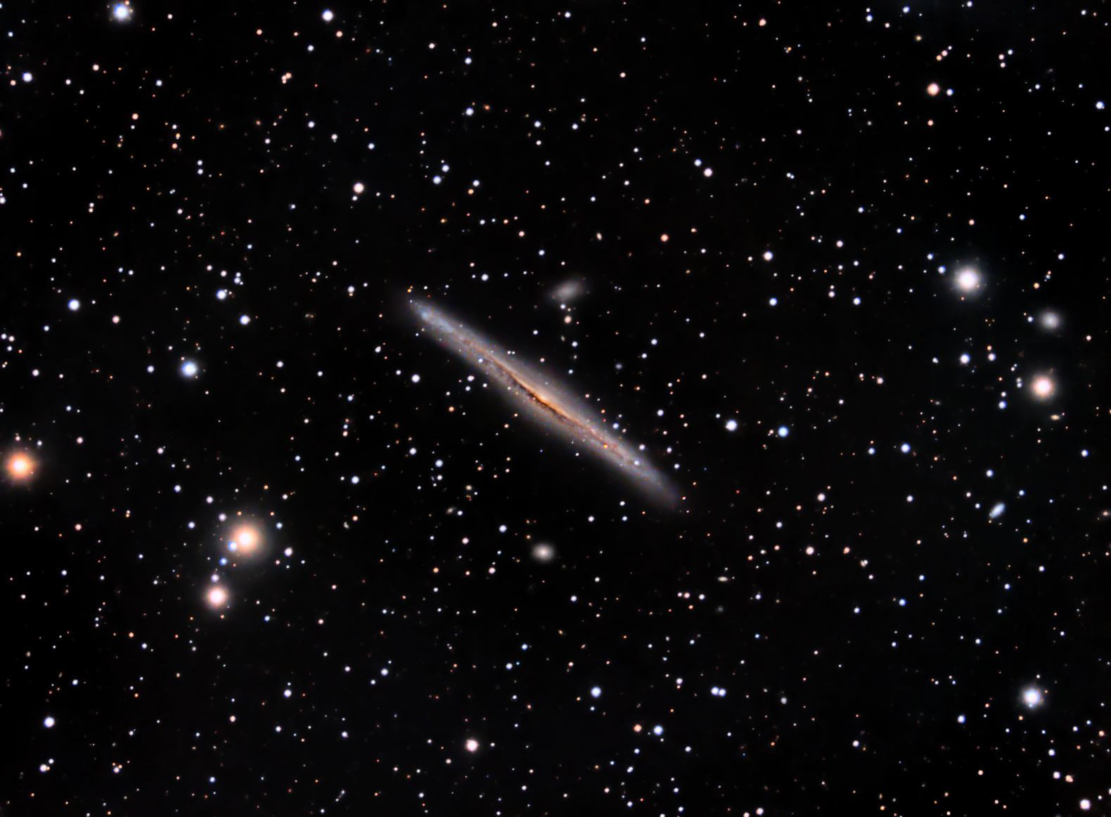 Edge On Spiral Galaxy NGC 5170