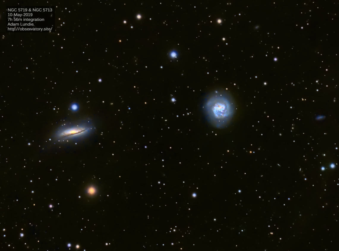 Peculiar Galaxy NGC 5713