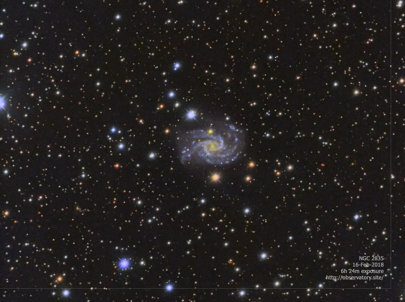 Spiral Galaxy NGC2835