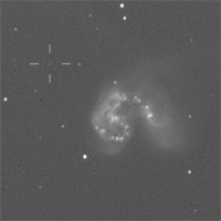 Asteroid 2000 JU23 Passing the Antennae Galaxies NGC 4038 / NGC 4039 thumbnail