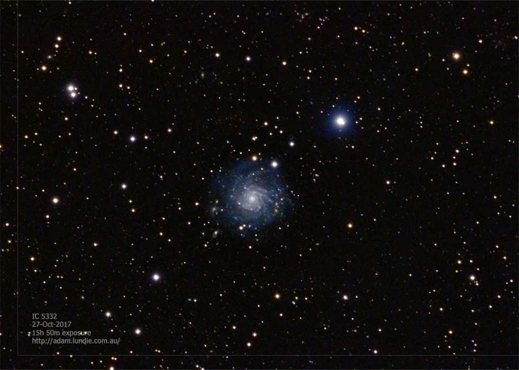 Faint Spiral Galaxy IC5332