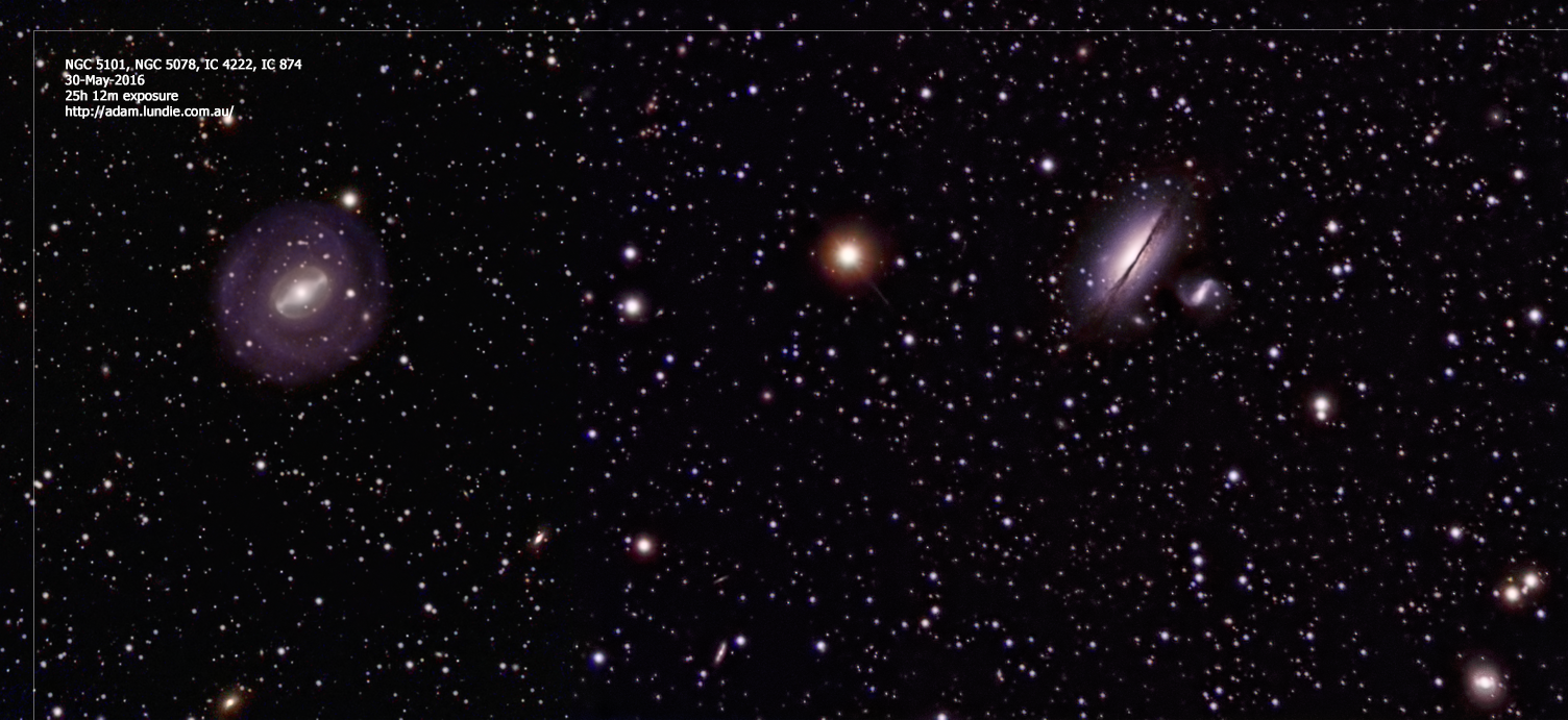 Galaxies NGC5101 and NGC5078
