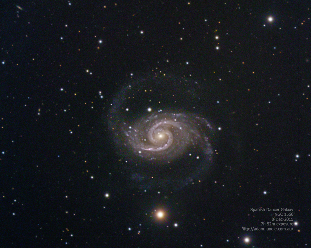 Spanish Dancer Galaxy - NGC1566