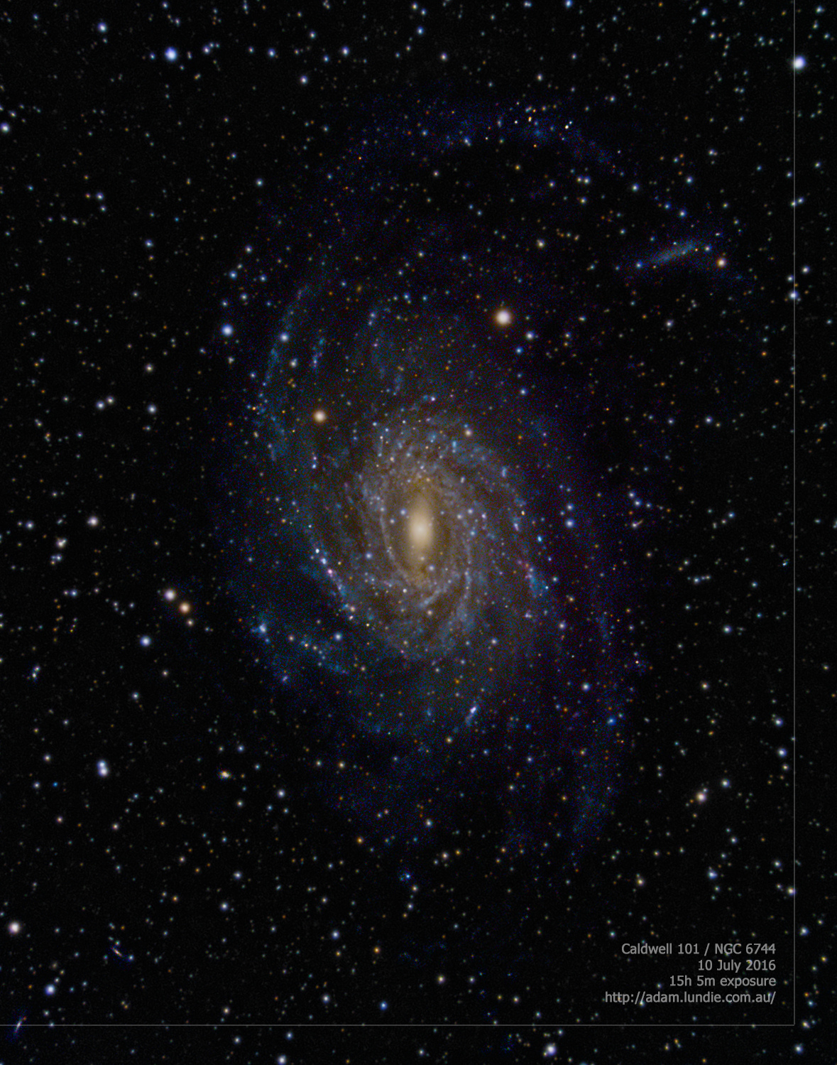 Spiral Galaxy Caldwell 101